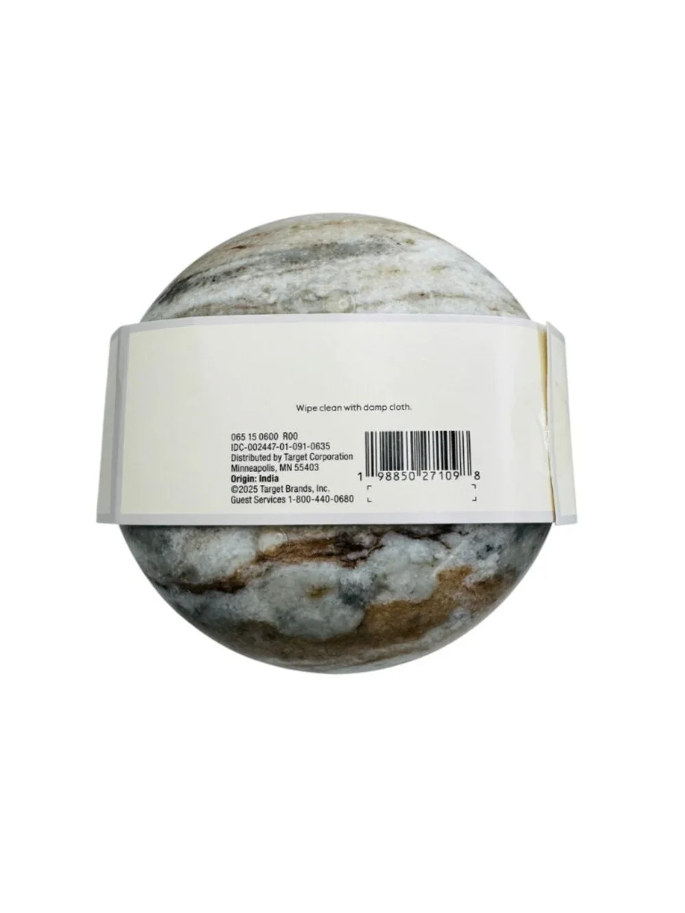 Threshold Studio McGee Marble Lidded Box Home Décor Storage